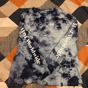 Smokey Pattern Huf Worldwide long sleeve tee